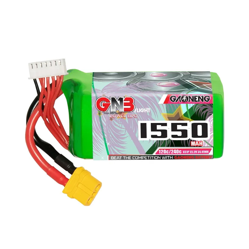 Акумулятор GNB 1550mAh 6S 120C GNB 1550mAh 6S 120C
