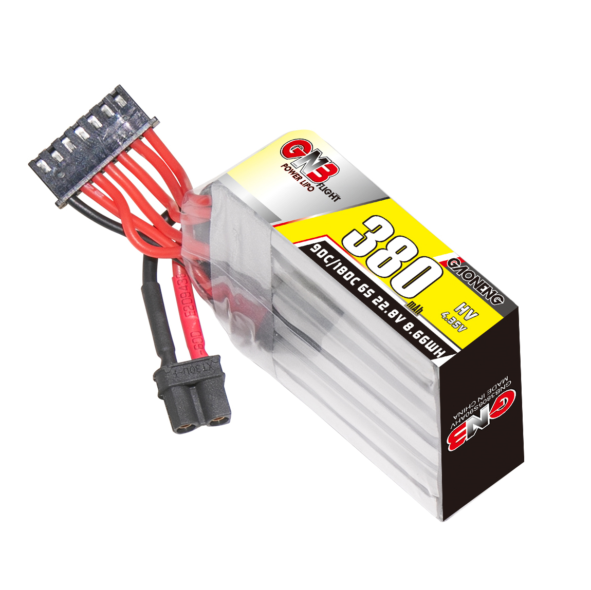 Акумулятор GNB 380mAh 6S 90C HV GNB 380mAh 6S 90C HV