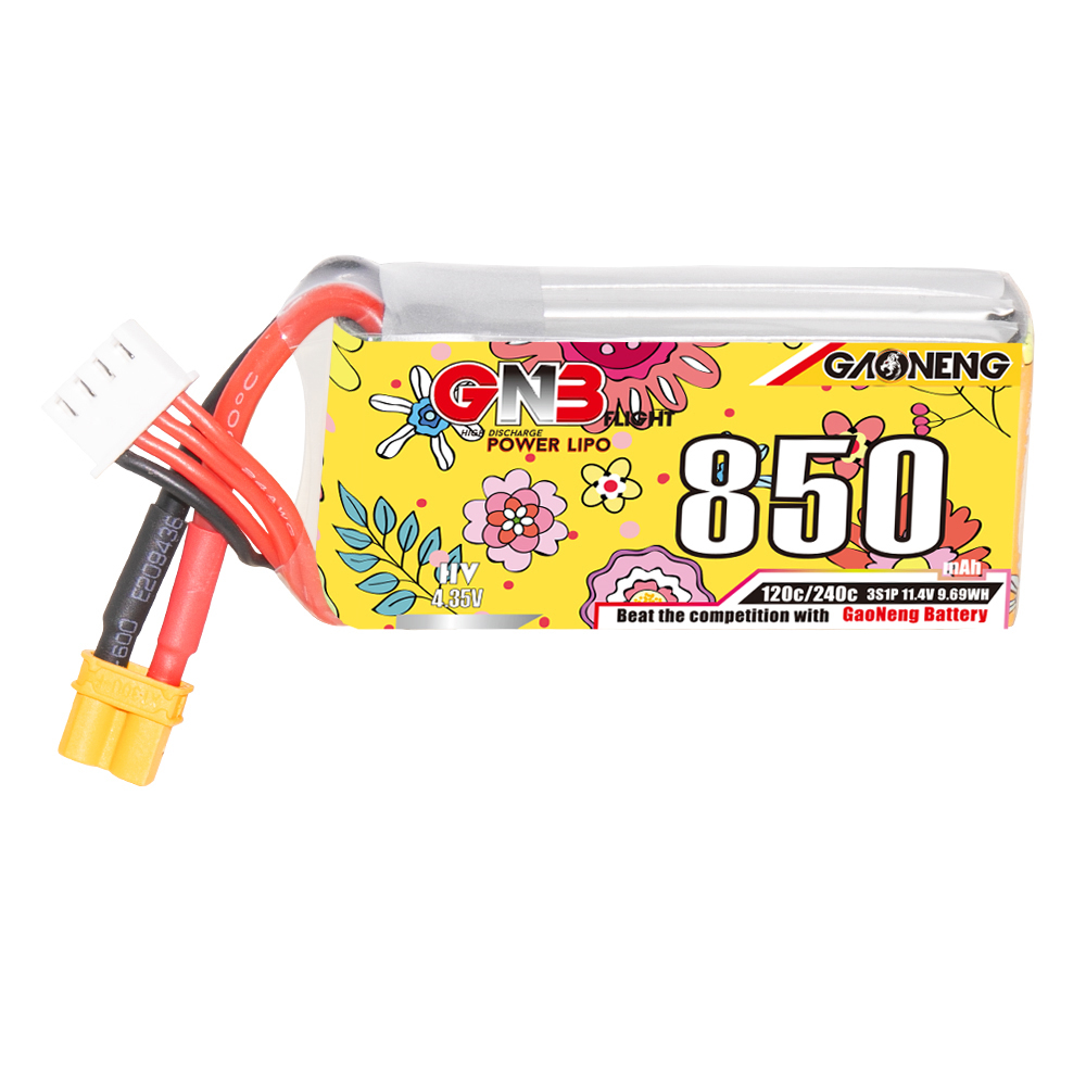 Акумулятор GNB 850mAh 3S 120C HV (XT30) GNB 850mAh 3S 120C HV (XT30)
