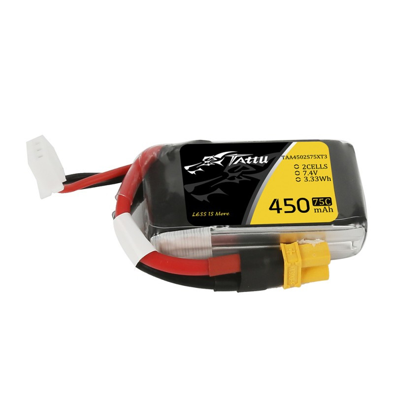 Акумулятор Tattu 450mAh 2S 75C Tattu 450mAh 2S 75C