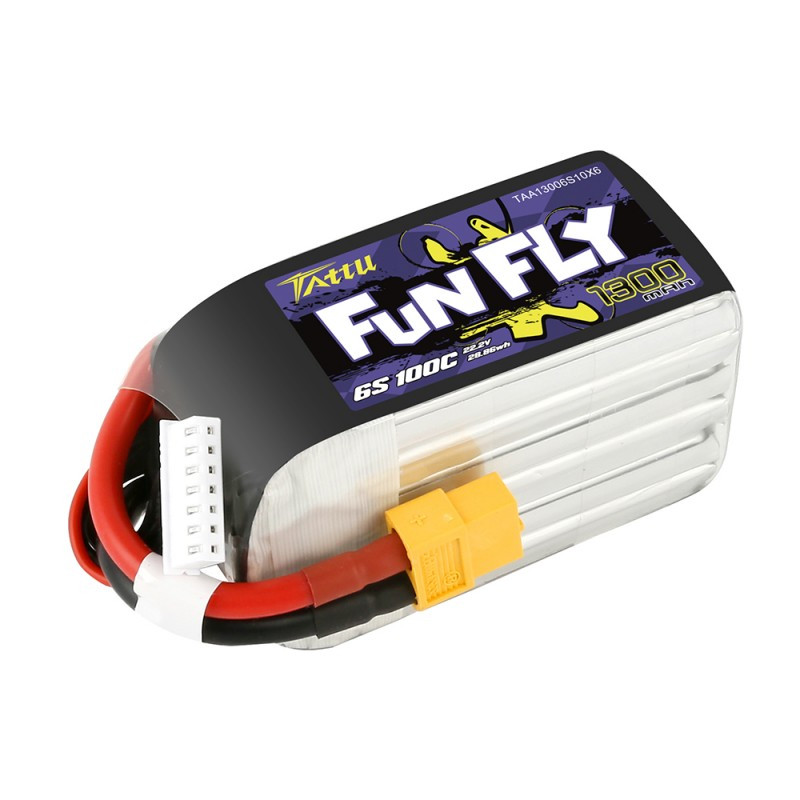 Акумулятор Tattu Funfly 1300mAh 6S 100C Tattu Funfly 1300mAh 6S 100C