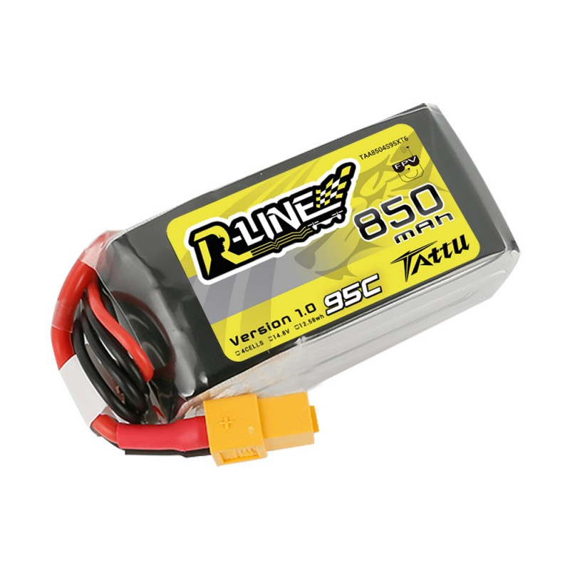 Акумулятор Tattu R-Line 850mAh 4S 95C (XT60) Tattu R-Line 850mAh 4S 95C (XT60)
