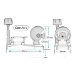 AtomRC Headtracking Gimbal 1D