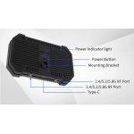 Двухдиапазонный Усилитель Сигнала ACASOM ROC-4 Green 2,4G/5,8G, 10 Вт, 8000 МАч