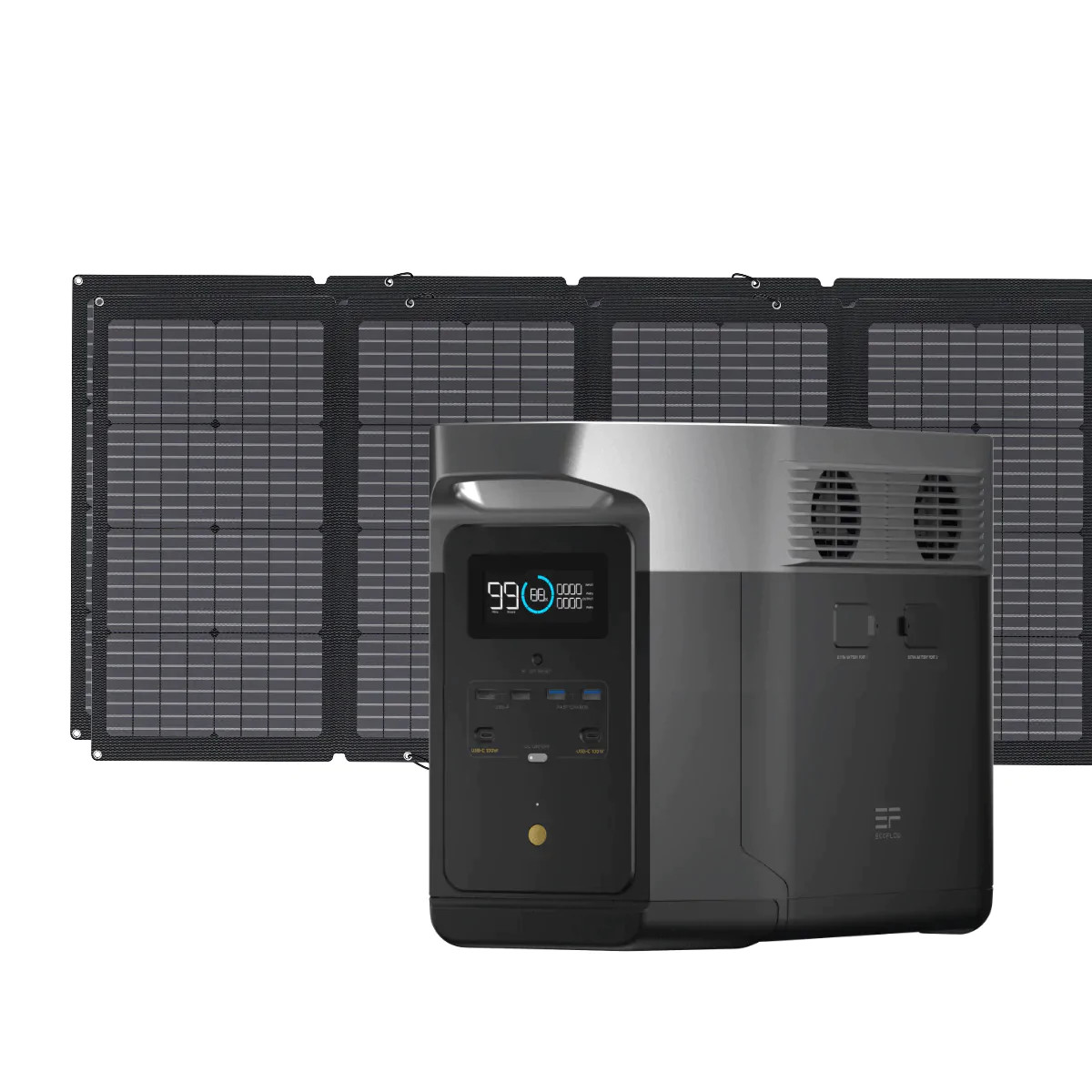Комплект EcoFlow DELTA Max(1600) + 2*220W Solar Panel Комплект EcoFlow DELTA Max(1600) + 2*220W Solar Panel