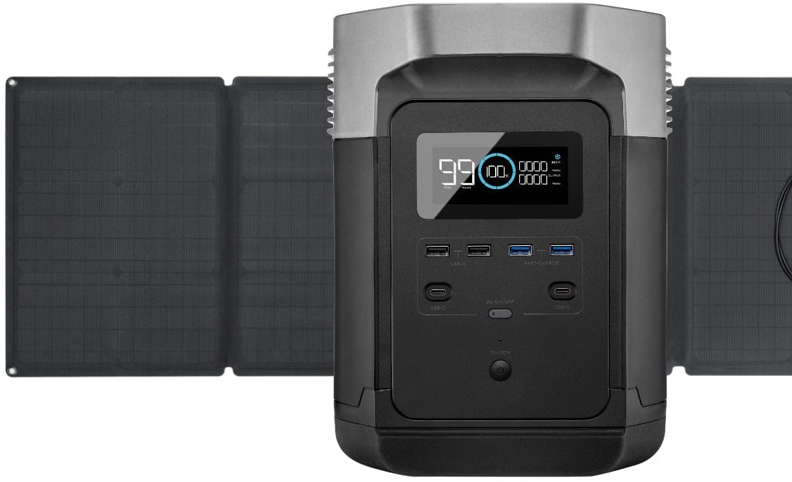 Комплект EcoFlow DELTA + 2*110W Solar Panel Комплект EcoFlow DELTA + 4*110W Solar Panel