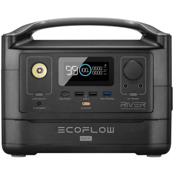 Портативна зарядна електростанція EcoFlow RIVER Max (576 Вт·г)