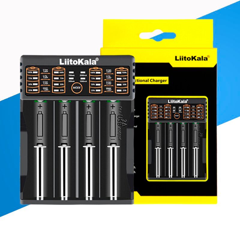 Зарядний пристрій LiitoKala Lii-402 black Зарядний пристрій LiitoKala Lii-402 black