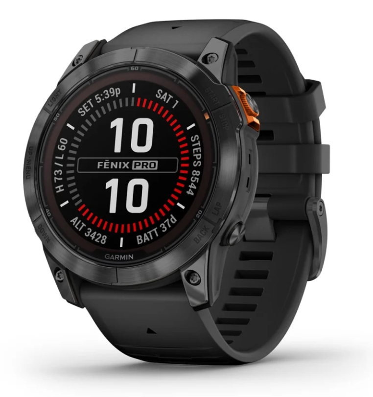 Годинник Garmin fēnix® 7X Pro – Solar Edition, Slate Grey with Black Band (010-02778-01) Годинник Garmin fēnix® 7X Pro – Solar Edition, Slate Grey with Black Band (010-02778-01)