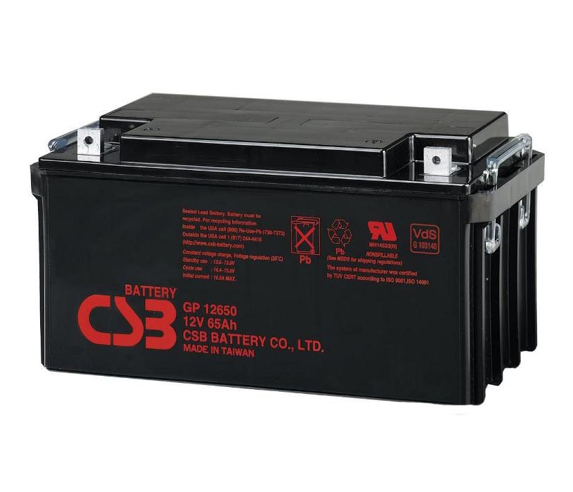 Акумуляторна батарея CSB 12V 65AH (GP12650/01558) AGM Акумуляторна батарея CSB 12V 65AH (GP12650/01558) AGM