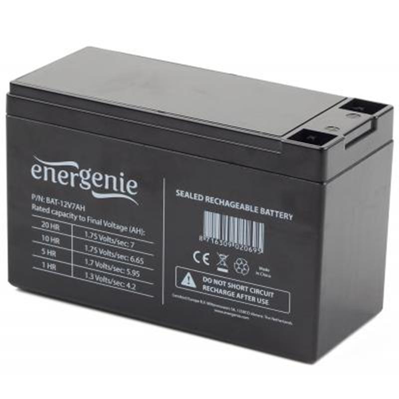 Акумуляторна батарея EnerGenie 12V 7AH (BAT-12V7AH) AGM Акумуляторна батарея EnerGenie 12V 7AH (BAT-12V7AH) AGM