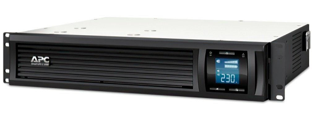 Джерело безперебійного живлення APC Smart-UPS C RM 2000VA LCD, Lin.int., 6 x IEC, RJ-45, USB, LCD, металл (SMC2000I-2U) Джерело безперебійного живлення APC Smart-UPS C RM 2000VA LCD, Lin.int., 6 x IEC, RJ-45, USB, LCD, металл (SMC2000I-2U)