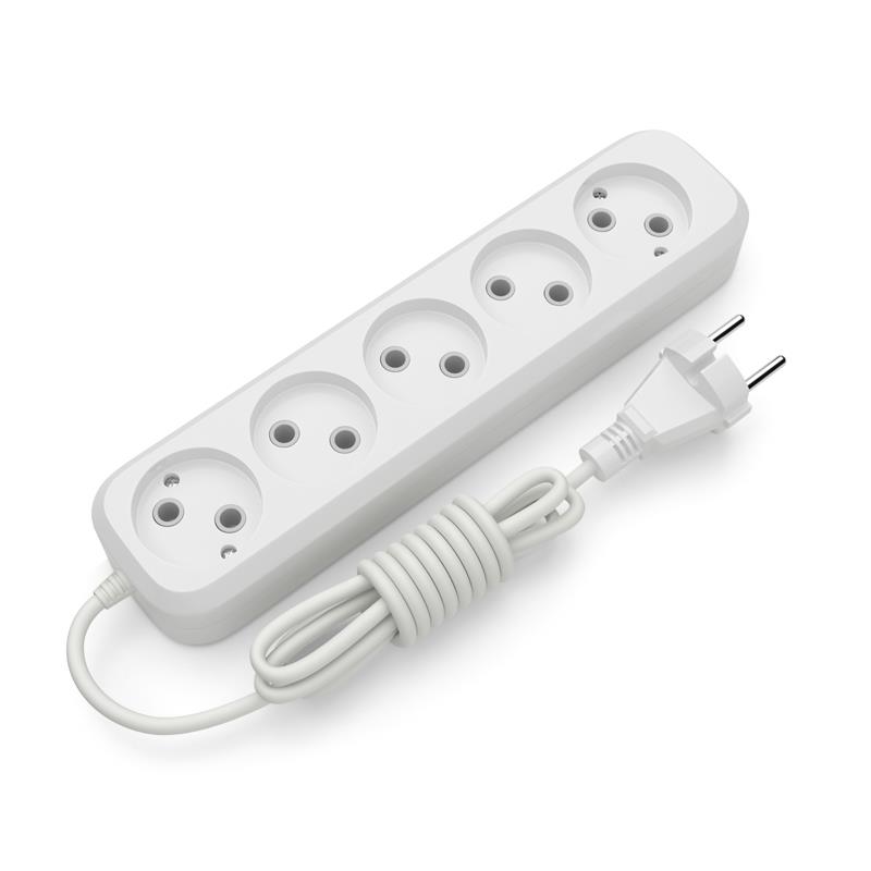 Подовжувач блоковий (ABS) Electrum 5гнізд 2м C-ES-1796 Подовжувач блоковий (ABS) Electrum 5гнізд 2м C-ES-1796