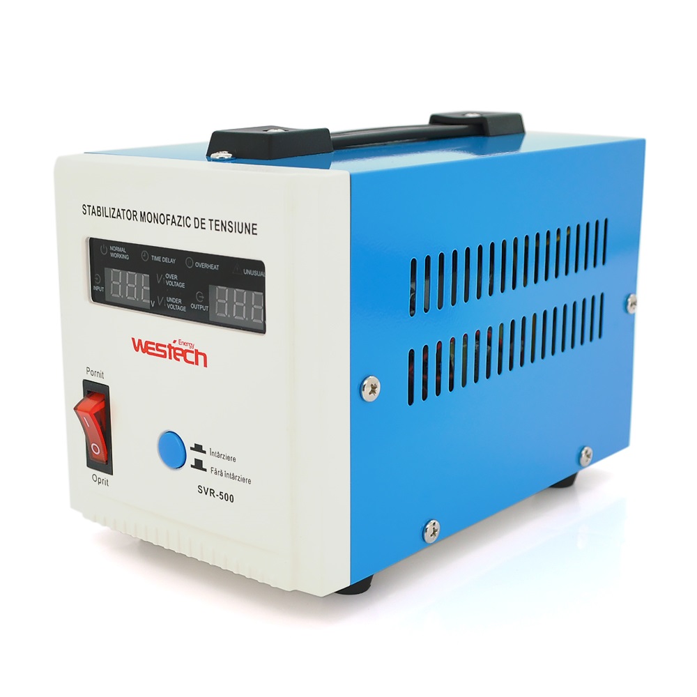 Стабілізатор напруги Westech WS-SVR-500 (WS-SVR-500/28938) Стабілізатор напруги Westech WS-SVR-500 (WS-SVR-500/28938)