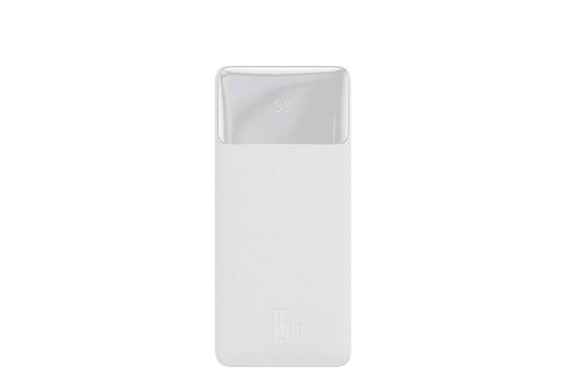 Універсальна мобільна батарея Baseus Bipow Digital Display 15W 20000mAh White (PPDML-J02) (1283126559204) Універсальна мобільна батарея Baseus Bipow Digital Display 15W 20000mAh White (PPDML-J02) (1283126559204)