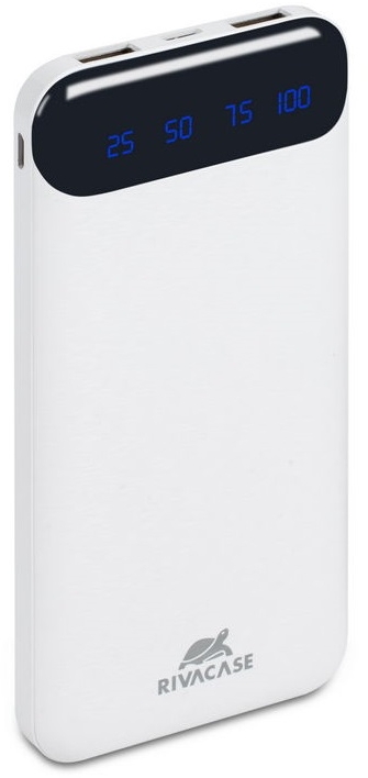 Універсальна мобільна батарея Rivacase Rivapower 10000mAh White (VA2240) Універсальна мобільна батарея Rivacase Rivapower 10000mAh White (VA2240)