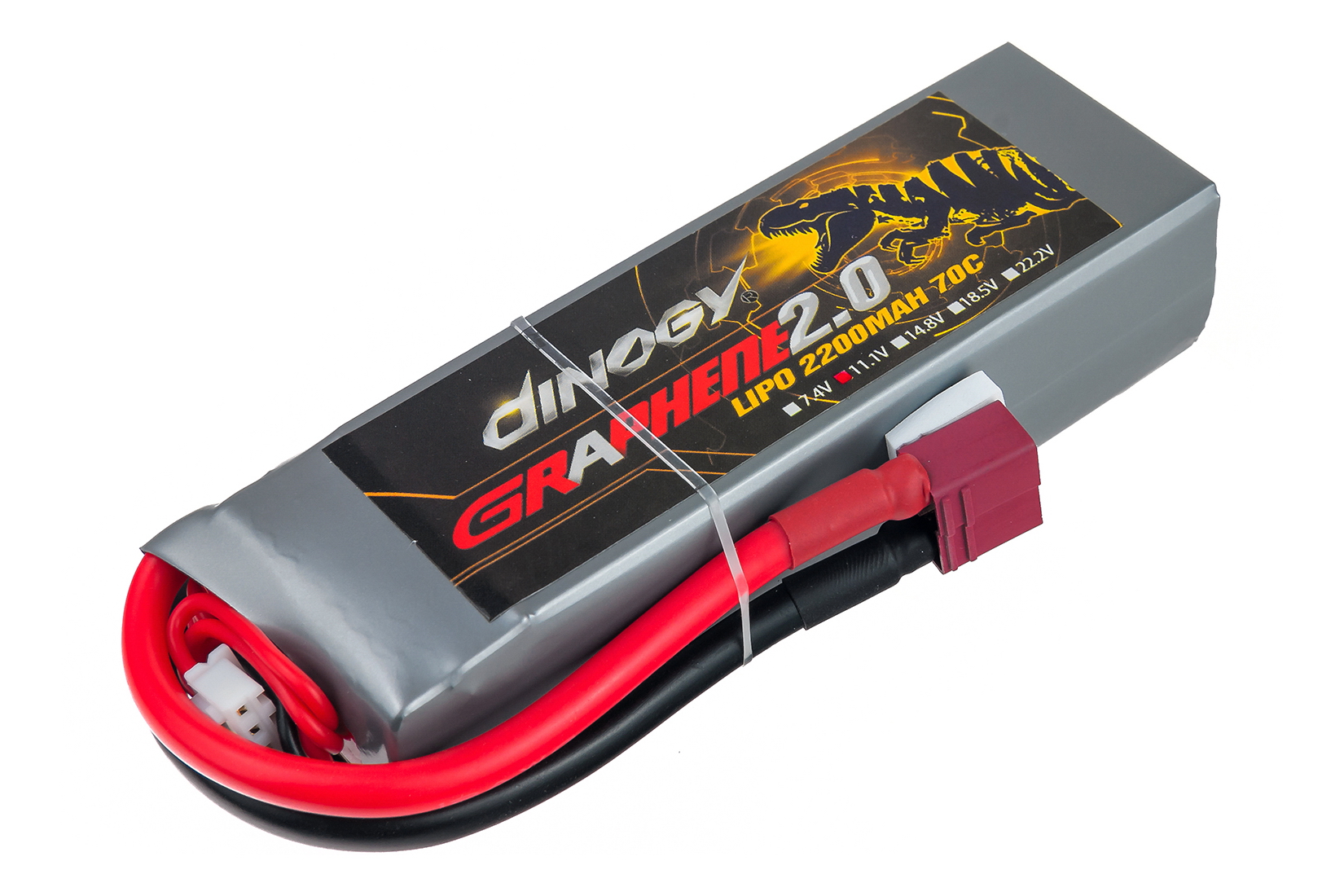 Акумулятор для квадрокоптера Dinogy G2.0 Li-Pol 2200 мАг 11.1 В 110x35x24 мм T-Plug 70C Акумулятор для квадрокоптера Dinogy G2.0 Li-Pol 2200 мАг 11.1 В 110x35x24 мм T-Plug 70C