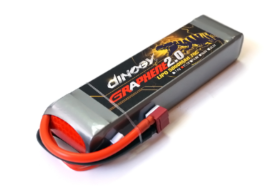 Акумулятор для квадрокоптера Dinogy G2.0 Li-Pol 5000 мАг 11.1 В 29x48x165 мм T-Plug 70C Акумулятор для квадрокоптера Dinogy G2.0 Li-Pol 5000 мАг 11.1 В 29x48x165 мм T-Plug 70C