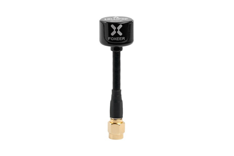 Антена 5,8 ГГц Foxeer Lollipop 4 RHCP RPSMA 1шт (чорний) Антена 5,8 ГГц Foxeer Lollipop 4 RHCP RPSMA 1шт (чорний)