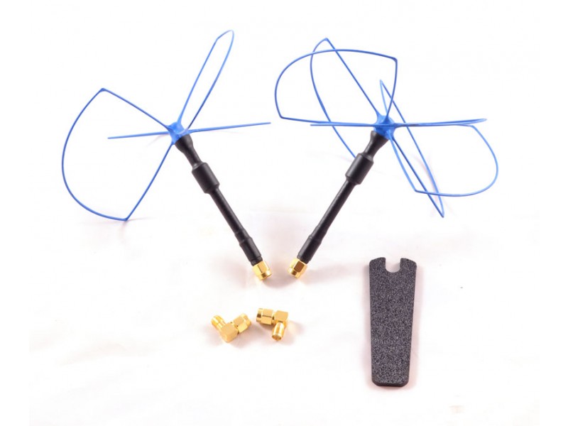 Антени 2,4 ГГц комплект для FPV систем IBCrazy Blue Beam Ultra LHCP Антени 2,4 ГГц комплект для FPV систем IBCrazy Blue Beam Ultra LHCP