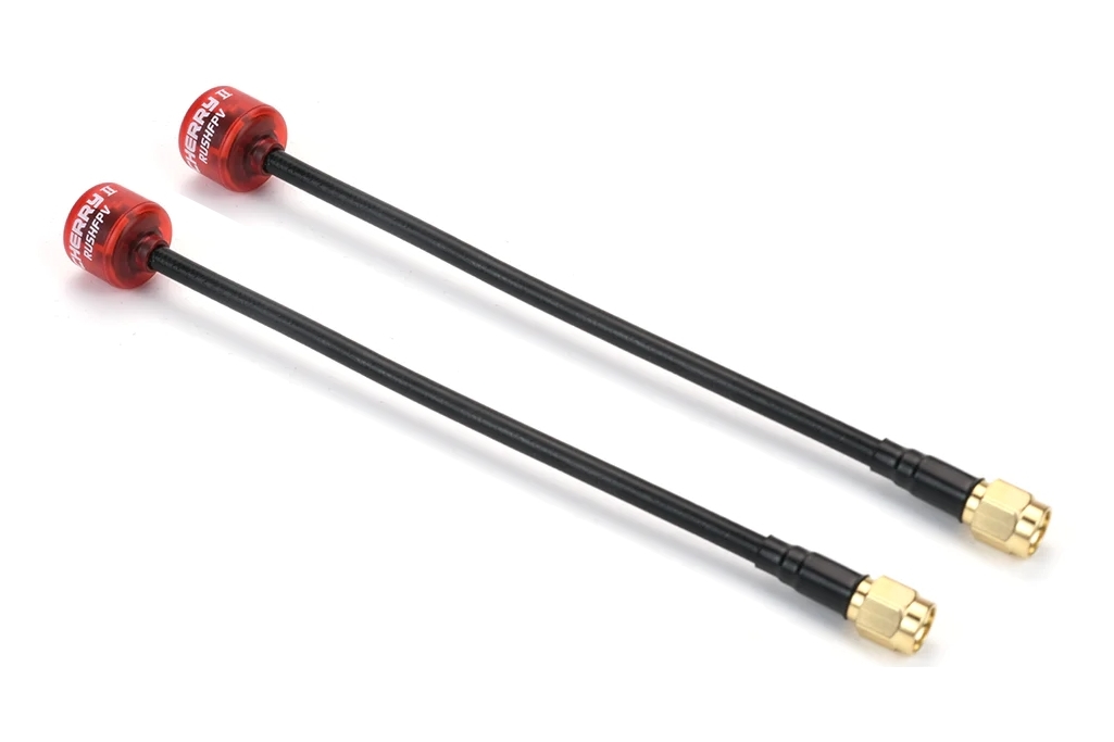 Антени 2шт RushFPV Cherry II 5.8GHz SMA (RHCP, 150мм) Антени 2шт RushFPV Cherry II 5.8GHz SMA (RHCP, 150мм)