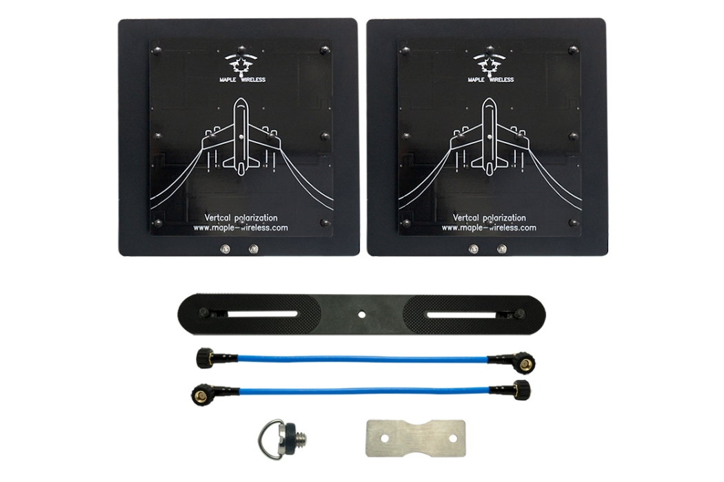 Антени 5.5GHz 2шт Maple патч 21dB SMA комплект Антени 5.5GHz 2шт Maple патч 21dB SMA комплект